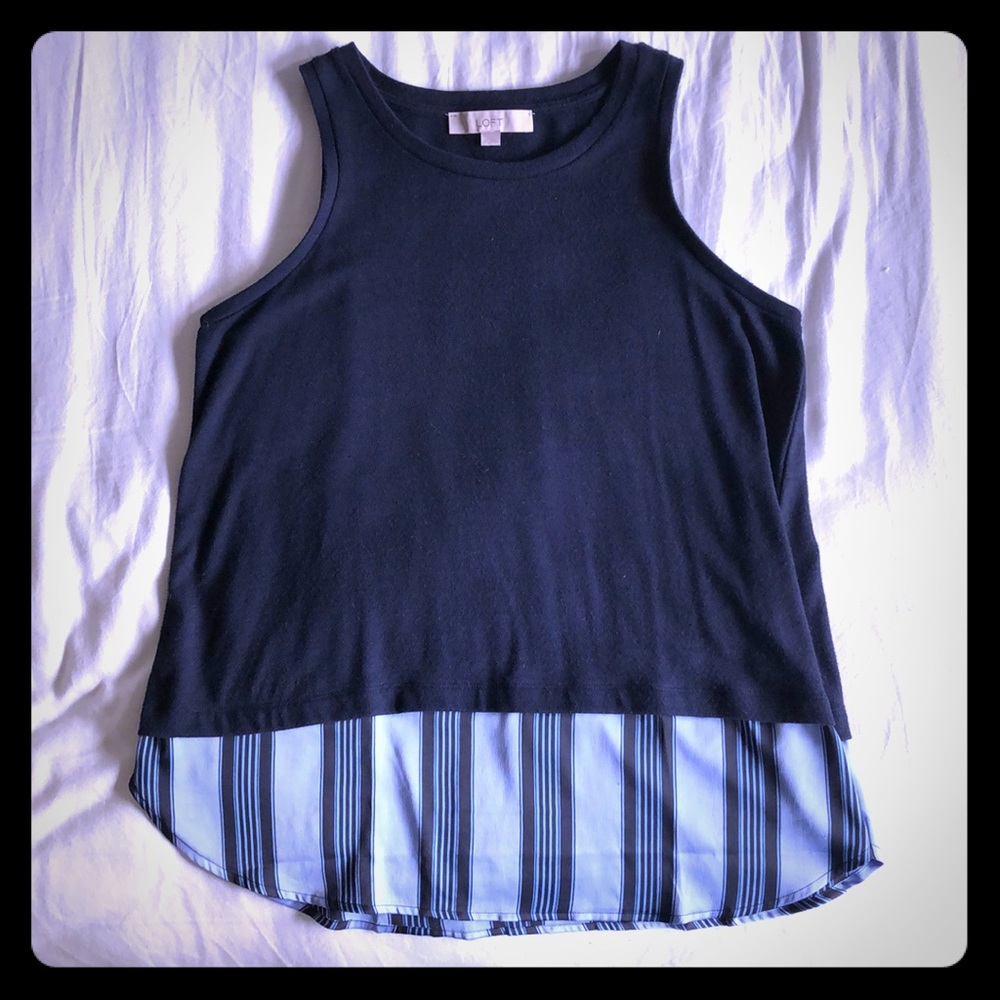 NWOT mixed material tank.